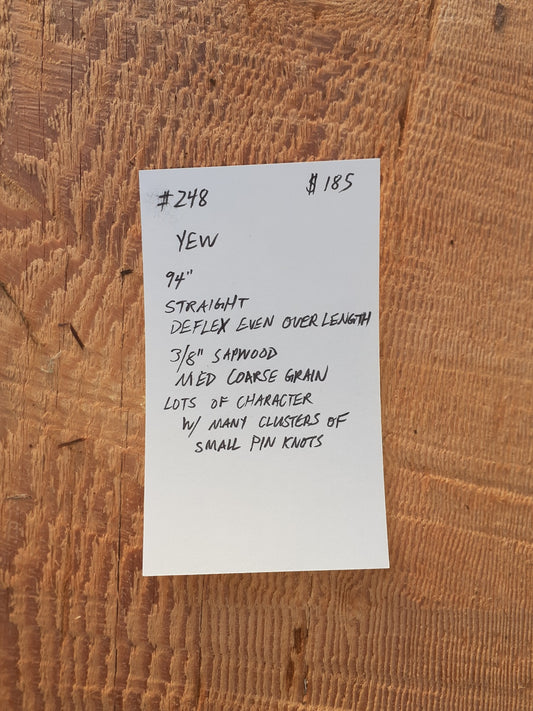 Yew Stave #248
